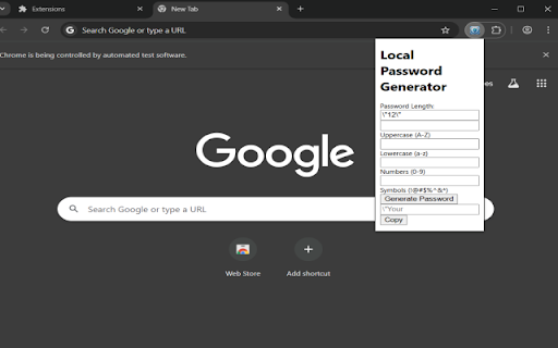 Local Password Generator :: Local Password Generator: Generate passwords