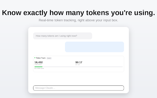 Token Track — Real-time AI Usage & Token Tracker :: Real-time token & usage tracking for Claude, ChatGPT, Gemini, Grok & Perplexity. Know exactly how many tokens you're using.