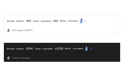 ChatGPT Consumption :: Show how many tokens and resources the conversation consumed