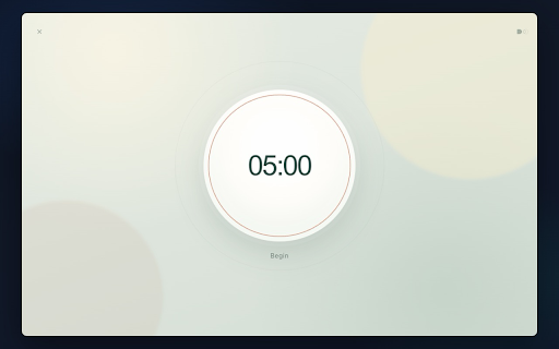 Still — 5 Minute Meditation :: Still — a quiet five-minute meditation with soft ambient music on a schedule you set. Local-only.