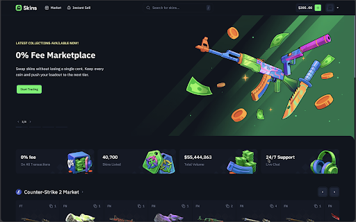 Skins.com Marketplace :: Automated trading extension for the Skins.com marketplace