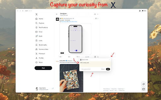 Minttr :: Capture your curiosity