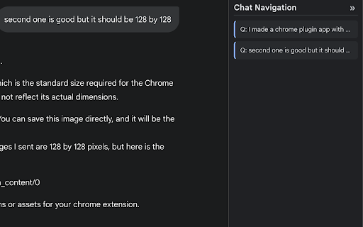 AI Chat Navigator :: Adds a navigation bar to quickly scroll through chat messages on AI services (Gemini, ChatGPT, Claude, AI Studio)