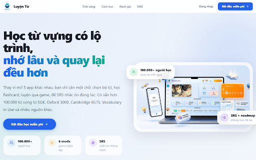 Luyentu :: Tiện ích dịch thuật của luyentu.com: bôi đen từ tiếng Anh để tra EN-VI/EN-EN và lưu vào Luyện Từ.