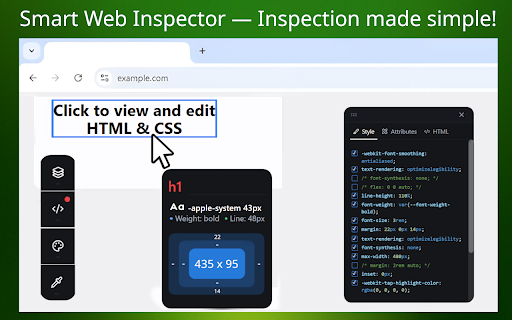 Web Inspector :: Use Web Inspector tool as a CSS viewer and website inspector for any page. It is a browser plugin for google chrome inspect element.