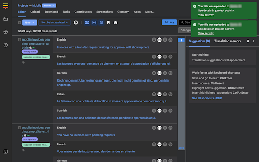 Clear Lokalise notifications :: Make those pesky Lokalise notifications disappear