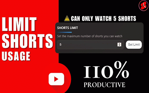 YT Mindful: Shorts & Time Manager :: Stop mindless scrolling! Start every YouTube Session with Purpose, Limit Addictive Shorts, & Stay accountable with Smart Reminders.