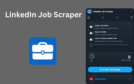 LinkedIn Job Scraper :: LinkedIn Job Scraper – Extract LinkedIn Jobs & Export Listings to CSV, JSON, Excel Fast
