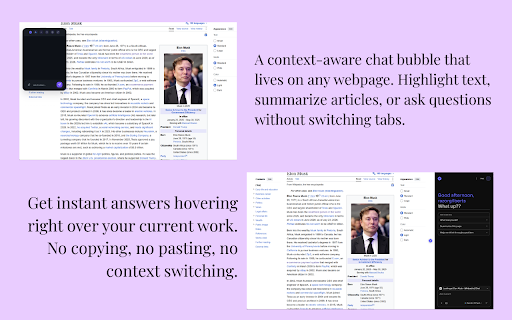 Evelant: AI Assistant :: Evelant: context-aware, multi-model AI assistant for the browser