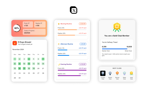 X.Gamified :: Gamify your X experience