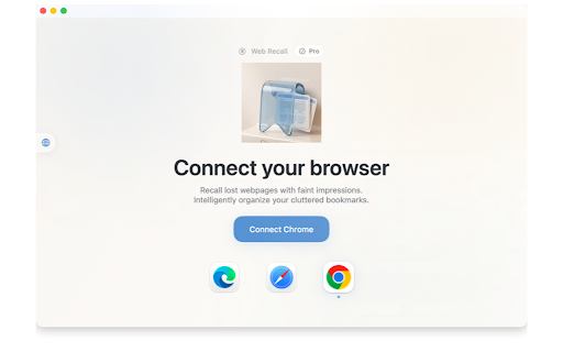 Web Recall Browser Connection :: Connects Web Recall to this browser for local page memory and confirmed bookmark changes.
