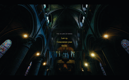 48 Laws Power Wallpaper :: A random quote from The 48 Laws of Power every time you open a new tab by Ian.