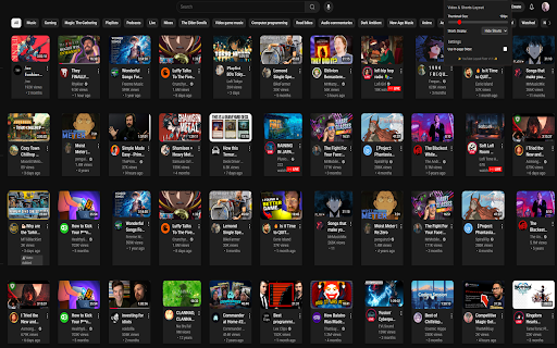 YouTube Layout Fixer :: Resize YouTube thumbnails with a slider