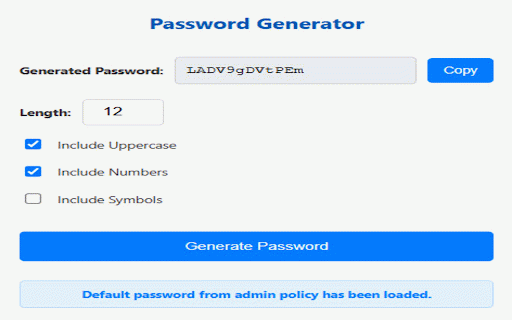 Password Generator :: A simple password generator that generates random passwords based on user preferences.