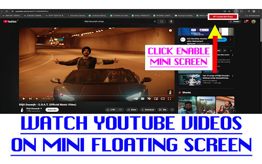YouTube Mini Player (PiP) :: Play YouTube video in Picture-in-Picture mode.