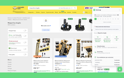 Metrizap :: Veja detalhes dos produtos dos marketplaces, junto com o dashboard mais poderoso do mercado!