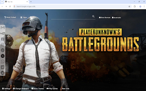 PUBG Wallpaper :: PUBG wallpaper turn new tab to HD PUBG background. Custom PUBG wallpaper background theme for game fans.