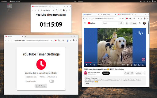 YouTube Timer :: Limits the amount of time you can spend on YouTube