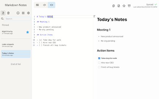 MD Notes :: Write markdown notes easily with the best editor