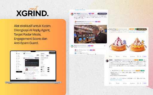 XGrind Power :: Toolkit creator X — Reply Radar, Friends list, dan integrasi XGrind webapp.