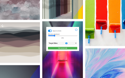 Saturation Adjuster :: Adjust webpage saturation with a simple slider