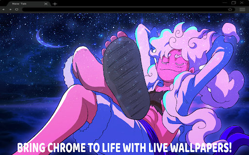 Luffy Gear 5 Live Wallpaper :: Unleash pure freedom—Luffy Gear 5 energizes your new tab with unstoppable spirit! 🏴☠️🔥