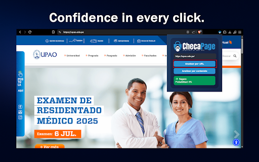 Checa Page :: Analiza URLs y contenido HTML para detectar sitios maliciosos con Deep Learning.