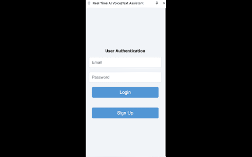 Real Time AI Voice/Text Assistant :: Get real-time, AI-powered responses during your interview!
