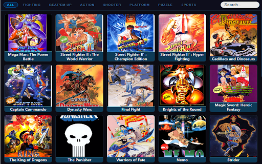 32 Offline Arcade Games :: Play 32 classic CPS1 arcade games instantly — no upload, no server, 100% local. Street Fighter II, Final Fight, Strider and more.
