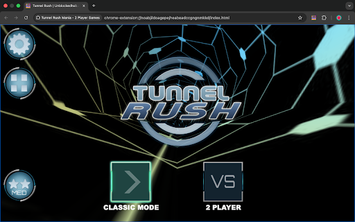 Tunnel Rush Mania - 2 Player Games :: Hurtle down a colorful, twisting 3D tunnel at breakneck speeds! Dodge deadly obstacles and rely on pure reflexes to survive.