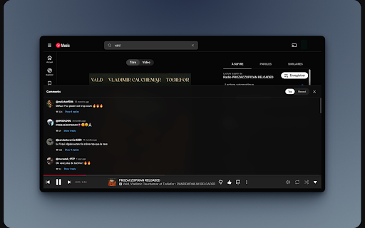 YT Music Comments :: Read YouTube comments inline on music.youtube.com