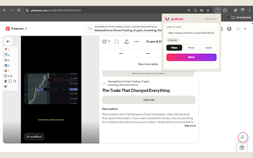 Grabvex Free Video Downloader :: Save a video, photo or GIF from a social post in one click. No account, no watermark, and the sound is included.