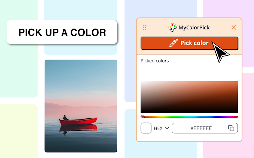 MyColorPick: One-Click Color Picker & Dropper Tool :: Pick and copy any color from websites and images instantly with MyColorPick — simple and fast.