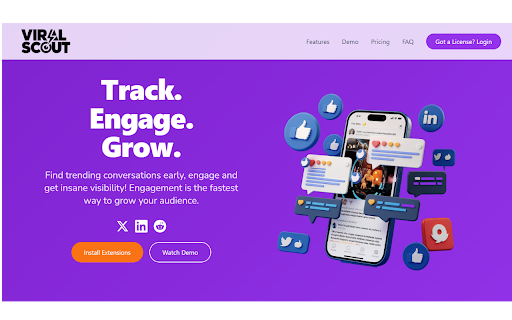 TwitterScout :: Find viral posts early and engage effectively