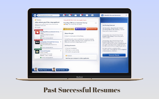 Past Resume Generator :: Use proven past resumes to generate a resume that gets you the job.