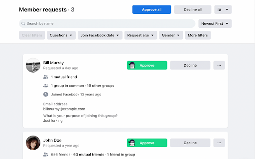 FaceGroupNinja :: Turn your Facebook group members into leads.