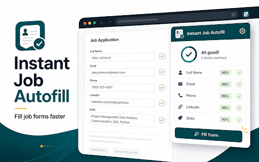 Instant Job Autofill :: Fast, local-first autofill for dynamic job application forms.