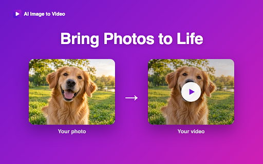 AI Image to Video :: Use ai image to video to animate photo scenes. Add a picture and motion prompt, then continue with the AI video generator.