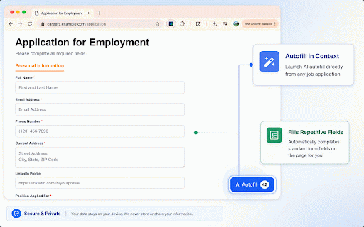 JobRizzer | Use AI to get a job faster :: Autofill job applications, customize resume and it learns from you. 30 apps free, then BYOK or Pro.