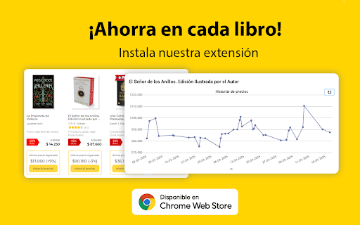 Precios de Buscalibre todos los países :: Extensión para conocer el historial de precios de los libros de buscalibre (todos los países) y así ahorrar dinero.