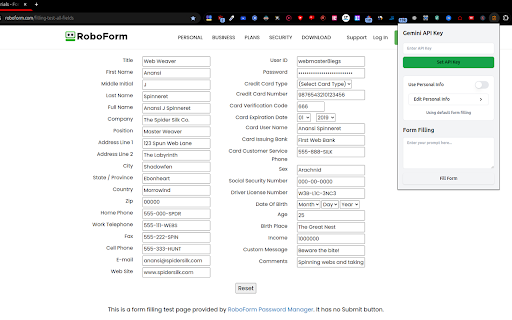 AI-Powered Form Automator :: Intelligently fill web forms using AI. Customize your experience by adding your own settings and prompts.
