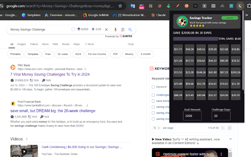 Saving money challenge :: Saving money challenge is app that help you save money easily