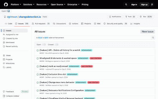 Sidecar Export for GitHub Issues & PRs :: Export every issue or pull request in a GitHub list to CSV, Excel (XLSX), or JSON. All pages, all fields. Runs locally.