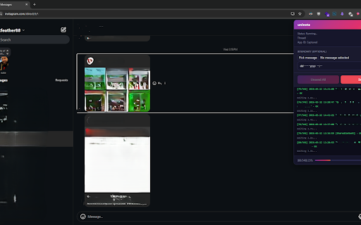 unInsta :: Unsend all your messages in an Instagram DM conversation