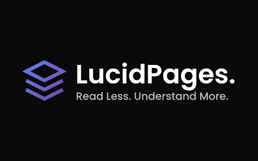 LucidPages — Website Summarizer :: Get fast, customizable AI summaries of any webpage using Google Gemini.