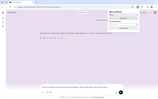 Mood-Based UI :: Change website appearance based on mood