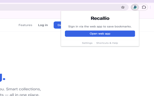 Recallio :: Save and organise bookmarks with Recallio.