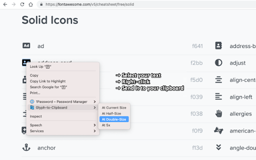 Glyph to Clipboard :: Convert any selected text to a transparent image and copy it to your clipboard.