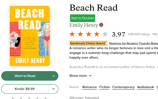Good2Dou :: Extract Goodreads metadata and autofill Douban new subject pages.
