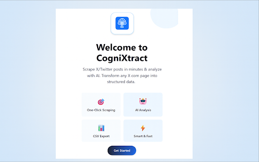 CogniXtract - Twitter/X Scraper & AI Exporter :: The ultimate scraper for Twitter/X. Extract tweets from profiles, replies, & lists. Export to CSV or send to ChatGPT/Gemini.